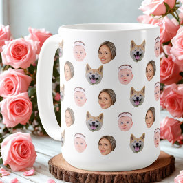 Taza De Café Personalizado Face Mug, Personalizado de fotografí