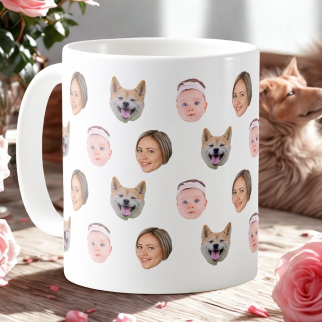 Taza De Café Personalizado Face Mug, Personalizado de fotografí (Subido por el creador)