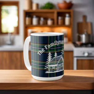 Taza De Café Personalizado Familia Cabina Cubierta Cerámica