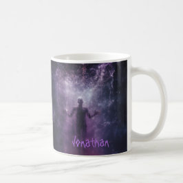 Taza De Café Personalizado Fantasma Espantador Horror Morado Ha