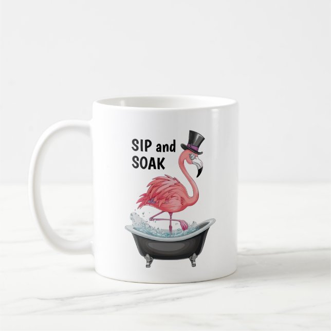 Taza De Café Personalizado Flamingo (Izquierda)