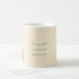 Taza De Café Personalizado Floral Mug para mamá - Gentileza Gen