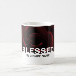 Taza De Café Personalizado Floral Red Rose