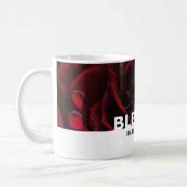 Taza De Café Personalizado Floral Red Rose