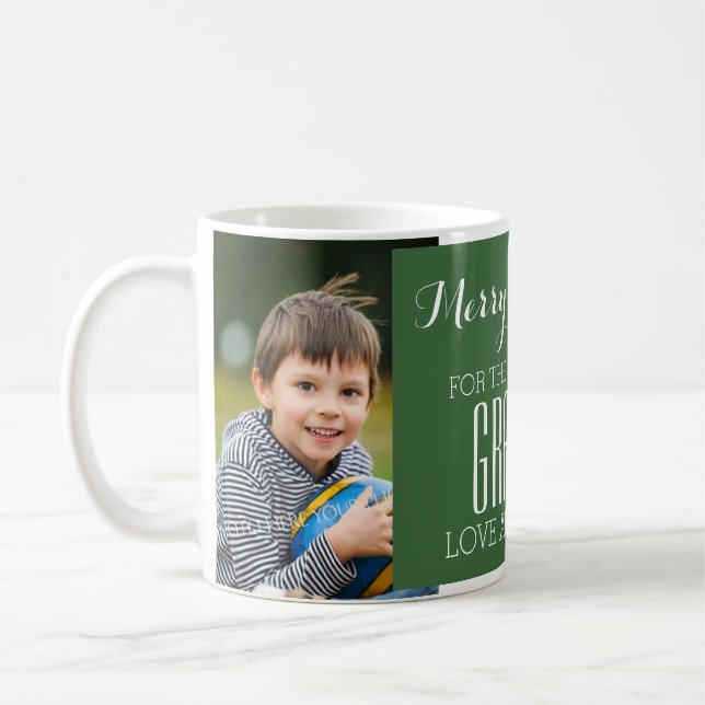 Taza De Café Personalizado Foto de los mejores Navidades de la  (Izquierda)
