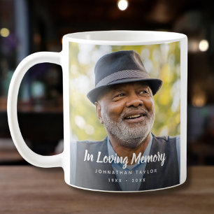 Taza De Café Personalizado Foto Homenaje conmemorativo personal