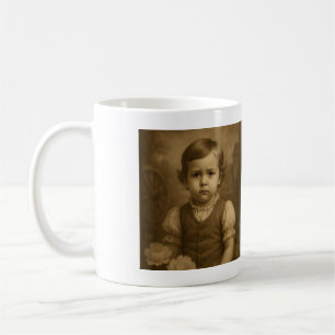 Taza De Café Personalizado Foto infantil y añada de año persona