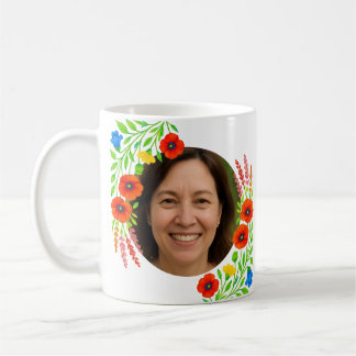 Taza De Café Personalizado foto-tafetán con regalo de diseño fl