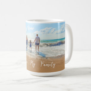 Taza De Café Personalizado Fotografía de la familia Mug Regalo