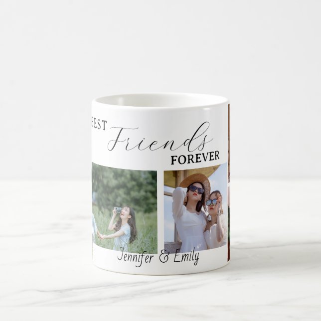 Taza De Café Personalizado Fotograma de los mejores amigos para (Centro)