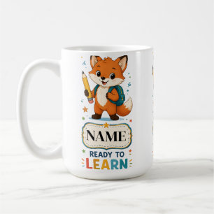 Taza De Café Personalizado Fox Kids Regreso a la Escuela