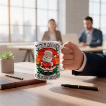 Personalizado Funny Grumpy Santa Navidades