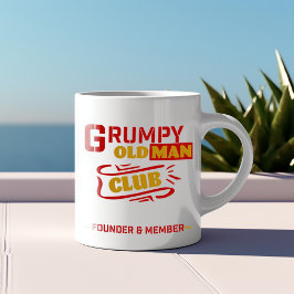 Taza De Café Personalizado Funny Mug - Grumpy Old Man Club