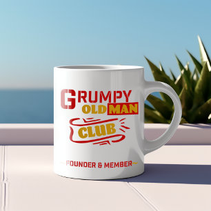 Taza De Café Personalizado Funny Mug - Grumpy Old Man Club