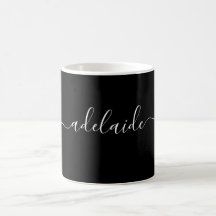 Personalizado Glamoroso Blanco Blanco Monograma No