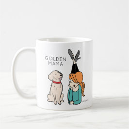Taza De Café Personalizado Golden Reriever Mama Coffee Mug