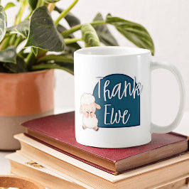 Taza De Café Personalizado |Gracias Ewe| Service Mug