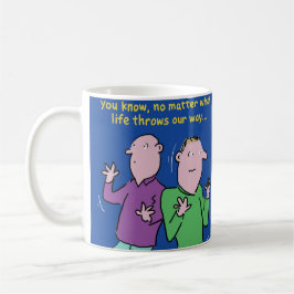 Taza De Café Personalizado gracioso de hombres homosexuales en 