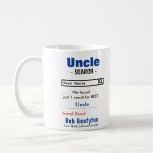 Taza De Café Personalizado gracioso mejor tío Mug