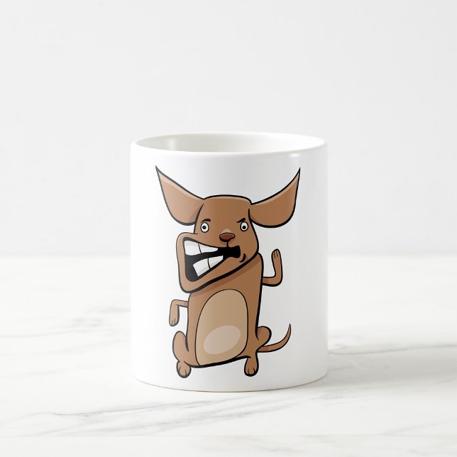 Taza De Café Personalizado gracioso Perro loco Mascota gracioso (Subido por el creador)
