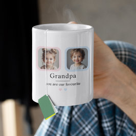 Taza De Café Personalizado Grandpa Mug | "Eres nuestro regalo f