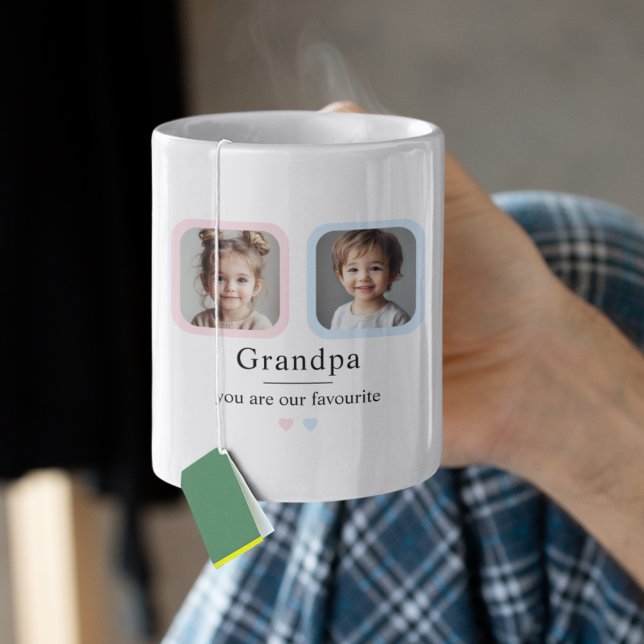Taza De Café Personalizado Grandpa Mug | "Eres nuestro regalo f (Subido por el creador)