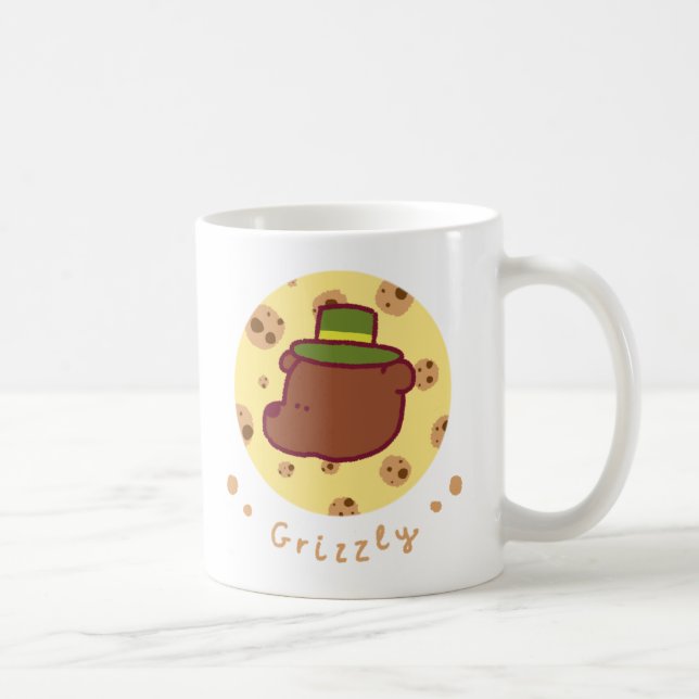 Taza De Café Personalizado Grizzly Mug (Derecha)