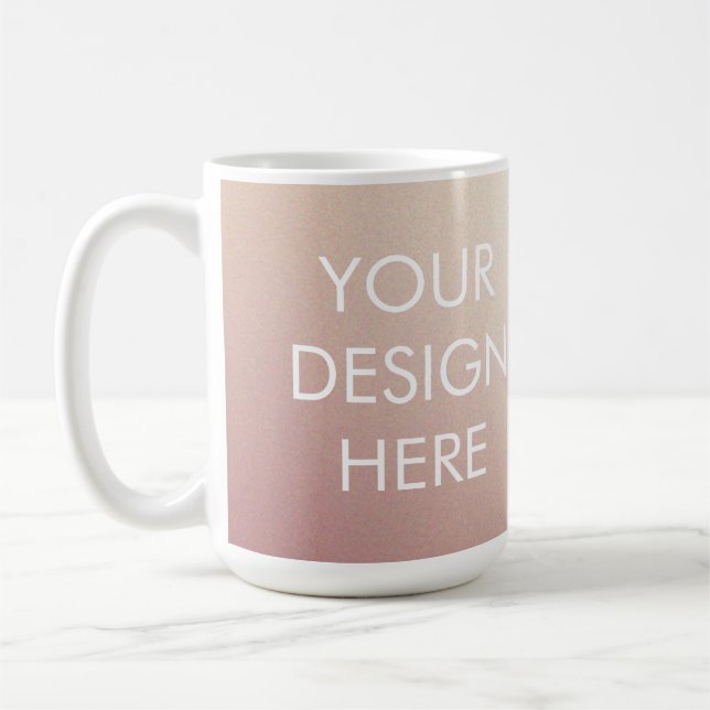 Taza De Café Personalizado Groovy Gradient Coffee Mug (Izquierda)