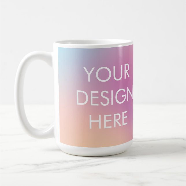 Taza De Café Personalizado Groovy Gradient Coffee Mug (Izquierda)