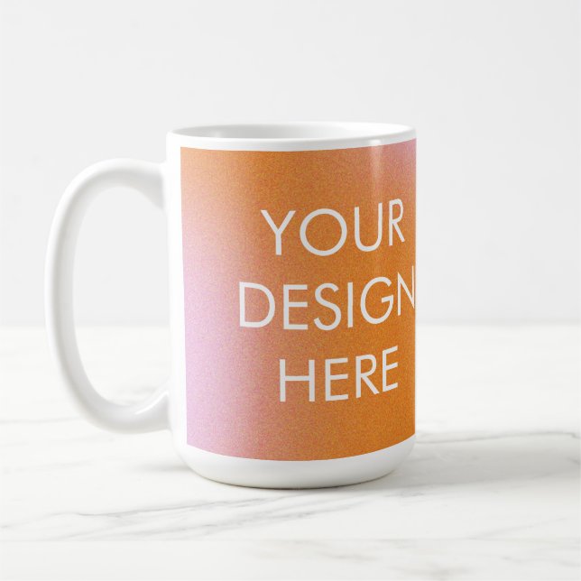 Taza De Café Personalizado Groovy Gradient Coffee Mug (Izquierda)