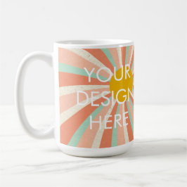 Taza De Café Personalizado Groovy Gradient Coffee Mug