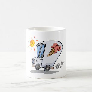 Taza De Café Personalizado Helado Camión Divertido postre de ve