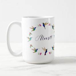 Taza De Café Personalizado Hummingbird