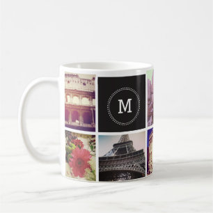 Taza De Café Personalizado Instagram 8 Photo Mug