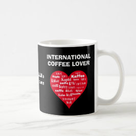 Taza De Café Personalizado INTERNACIONAL COFFEE LOVER