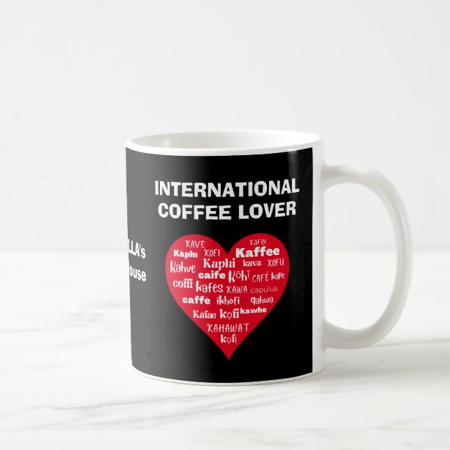 Taza De Café Personalizado INTERNACIONAL COFFEE LOVER (Derecha)