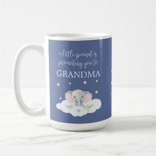 Taza De Café Personalizado Invitación de embarazo Mug Cute Blue