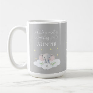 Taza De Café Personalizado Invitación de embarazo Mug Cute Gris
