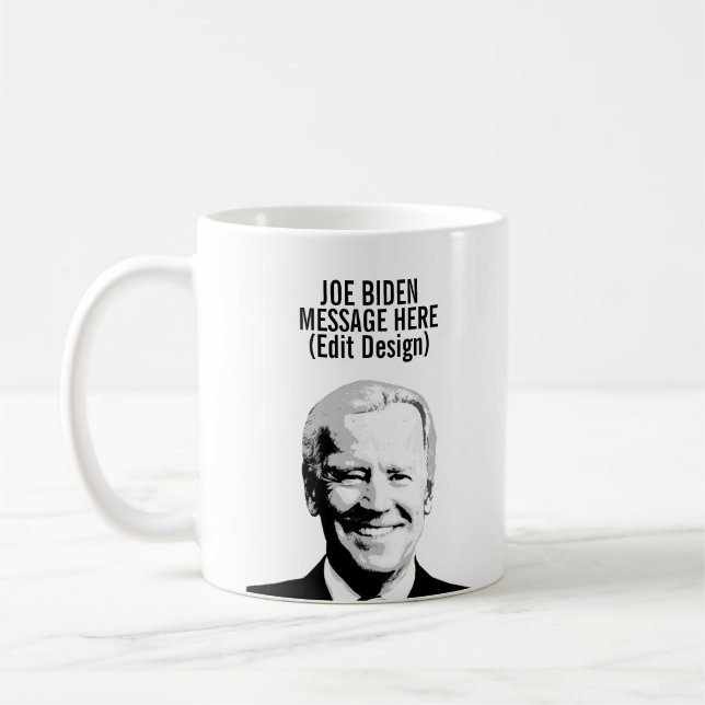Taza De Café Personalizado Joe Biden (Izquierda)