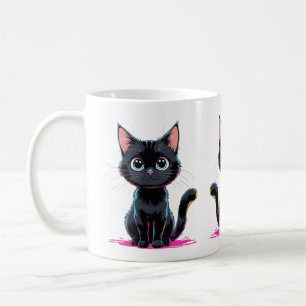 Taza De Café Personalizado juguetón de Ilustracion de anime de