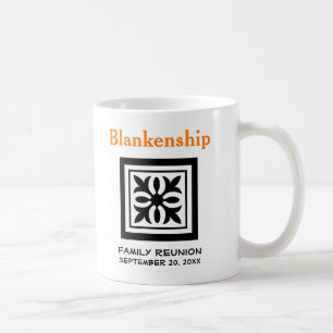 Taza De Café Personalizado Keepsake Familia Reunión Escudo Marc