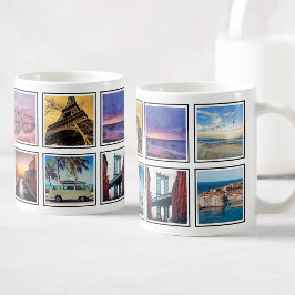Taza De Café Personalizado Keepsake Recuerdos Collage de fotos 