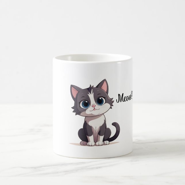 Taza De Café Personalizado Kitty Cat Mug (Centro)