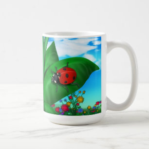 Taza De Café Personalizado Lady Bug