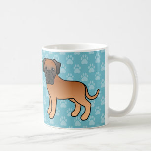 Taza De Café Personalizado lindo Apricot Viejo Inglés Mastiff P