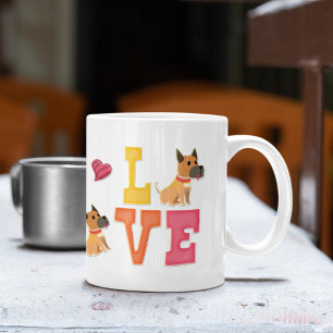 Taza De Café Personalizado Lindo Día de San Valentín Amante del
