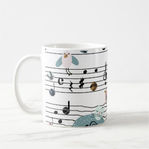 Taza De Café Personalizado lindo dibujado mano ilustrando un pa