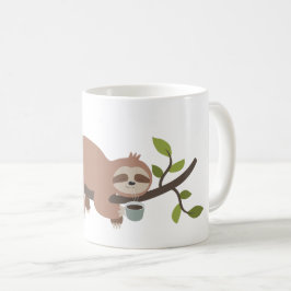 Taza De Café Personalizado lindo Sloth Coffee Mug