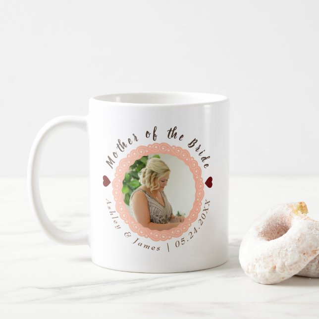 Taza De Café Personalizado Madre de los regalos de novia (Con donut)