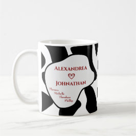 Taza De Café Personalizado Mamá Papá Familia Personalización Mo